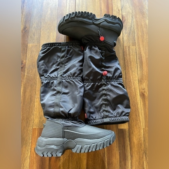 Hunter Wanderer Tall Snow Boots black - Picture 4 of 11